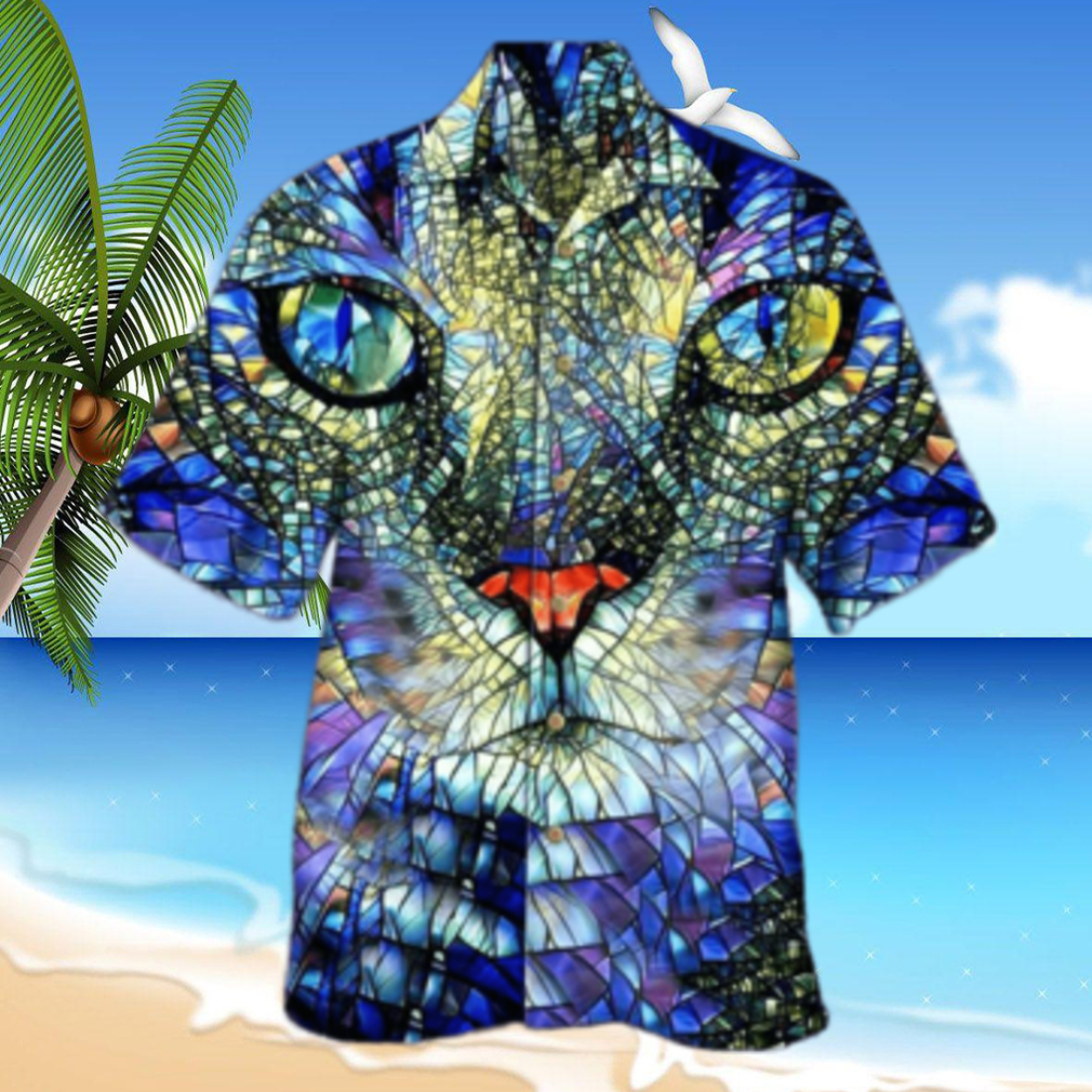 Mirror 3D Cat Hawaiian Shirt Pre11858, Hawaiian shirt, beach shorts, One Piece Swimsuit, Polo shirt, funny shirts, gift shirts