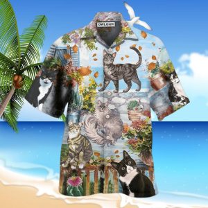 Cat Loves Home And Loves Summer Hawaiian Shirt