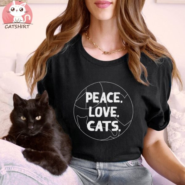 Peace. Love. Cats. Youth Tee Shirt