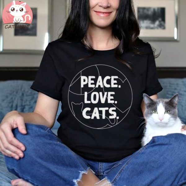 Peace. Love. Cats. Youth Tee Shirt