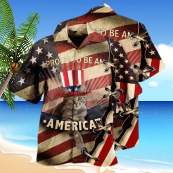 Pround To Be An Americat Hawaiian Shirt Independence Day Hawaiian Shirt