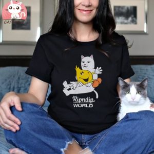 RIPNDIP x World Industries Nerm Heart Flameboy T Shirt