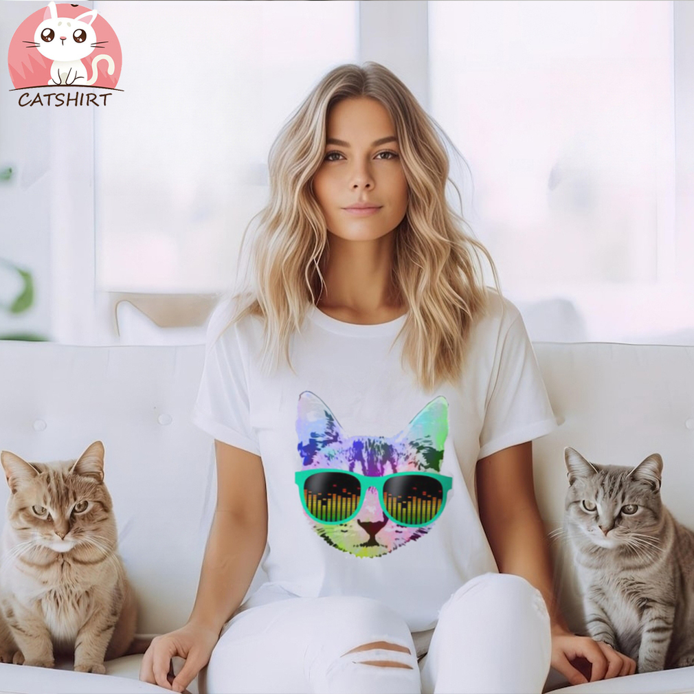 Rainbow Music Cat Women's Classic T Shirt