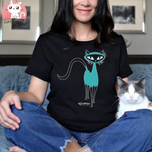 SH122 Shag Siamese Cat T Shirt