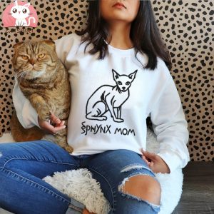 Sphynx Mom Cat Streetwear Tops women shirt Print Cute cartoon Dogs Tees Ladies shirt Vintage Goth Casual Chic Women T shirt