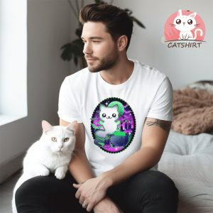 Spooky Ghost Cat Classic Shirt