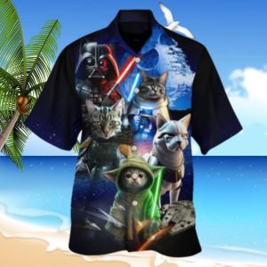 Star Wars Cat All Star Hawaiian Shirt