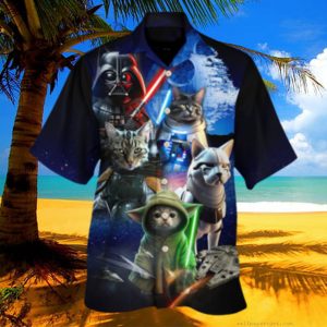 Star Wars Cat All Star Hawaiian Shirt