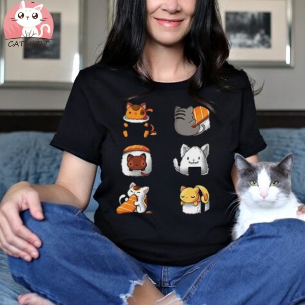 Women's charming sushi t shirt