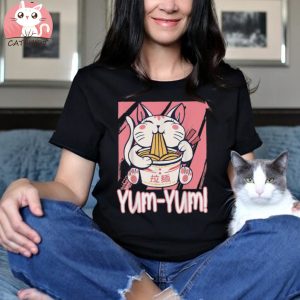 YumYum Ramen Noodles Japanese Ramen Life Cute Kawaii Cat Shirt