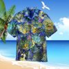 Crazy Colorful Cat Stained Glass Hawaiian Shirt