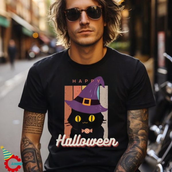 Witch Cat Halloween Unisex Shirt