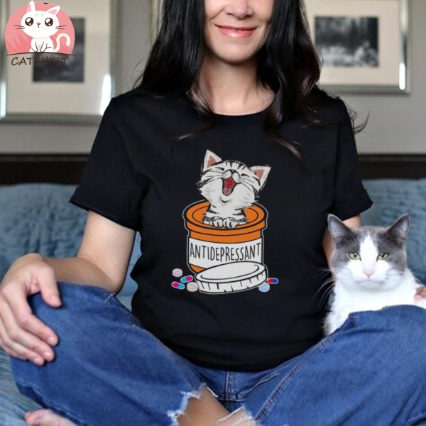 Antidepressant Cat Shirt