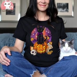 Halloween Black Cat Shirt