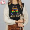 Ally Cat Shirt, LGBT Ally Cat Be Kind Gay Rainbow Funny LGBTQ Gift Idea T Shirt Lgbt Pride Shirt