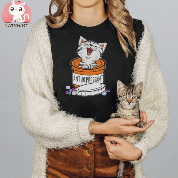 Antidepressant Cat Shirt