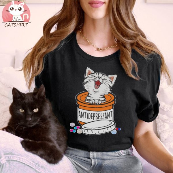 Antidepressant Cat Shirt