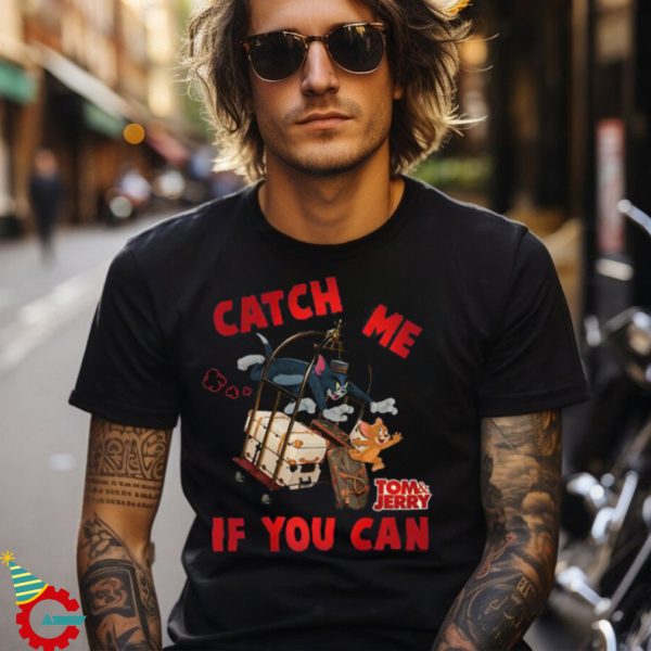 Appealing Tom & Jerry Movie Catch Me If You Can Latest T shirt