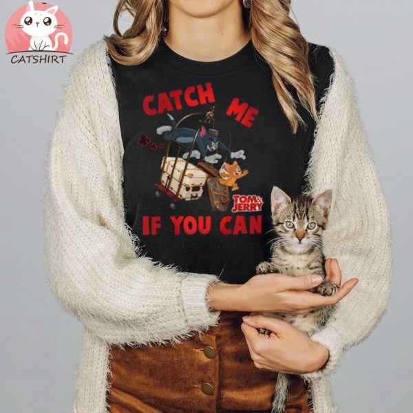 Appealing Tom & Jerry Movie Catch Me If You Can Latest T shirt