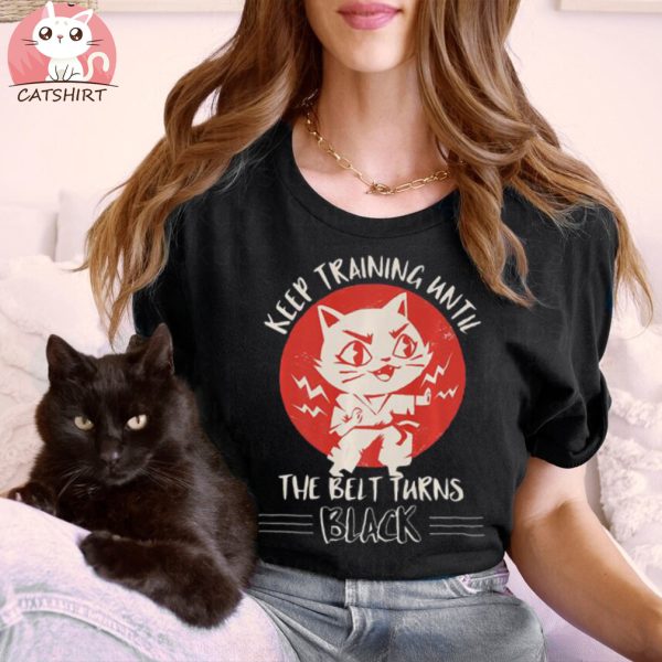 Awesome Karate Apparel Karate Quote Clothes Cats Organic cotton T shirt