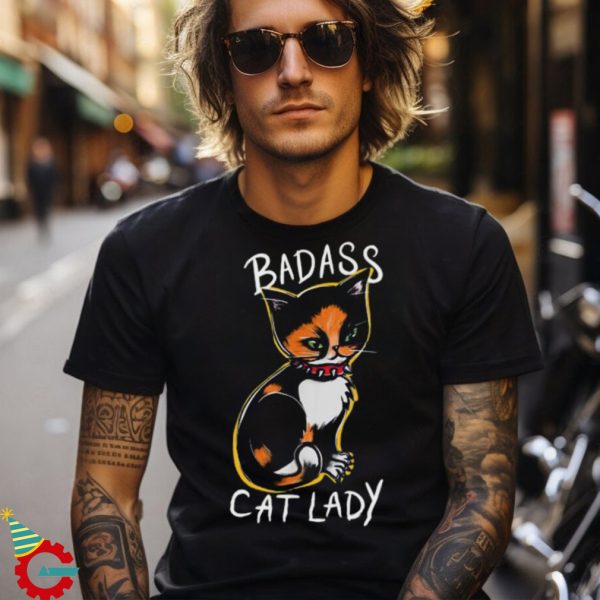 Badass Cat Mom Fun Calico Shirt