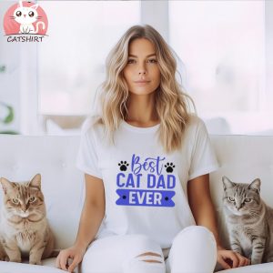 Best Cat Dad Ever Shirt, Fathers Day Gift, Gifts For Dad, Cat Dad Shirt, Best Cat Dad Ever Tee, Best Dad Shirt