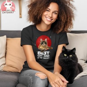 Best Cat Dad In The Galaxy Best Cat Dad Ever Cat Lover Gifts Unisex Shirt