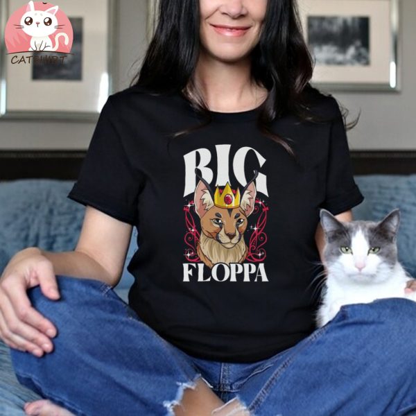 Big Floppa Crown T shirt