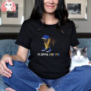 Big Floppa Drippin Funny Caracal Big Cat Meme Tee, Drip Floppa Meme T Shirt