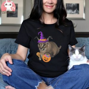 Big Floppa Halloween Meme T shirt