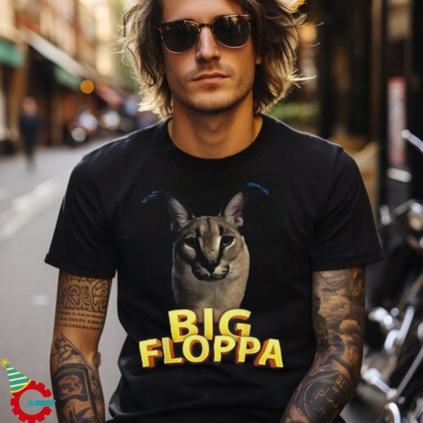 Big Floppa Meme Cat (1) T Shirt