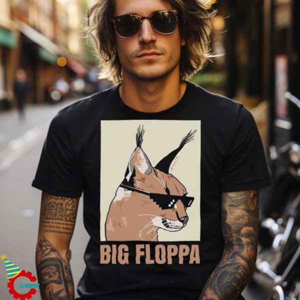 Big Floppa Meme Cat Caracal T Shirt