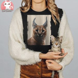 Big Floppa Meme Cat Caracal T Shirts