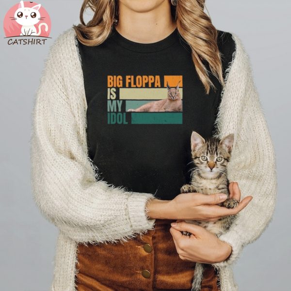 Big Floppa my Beloved, Caracal Cat Meme T Shirt