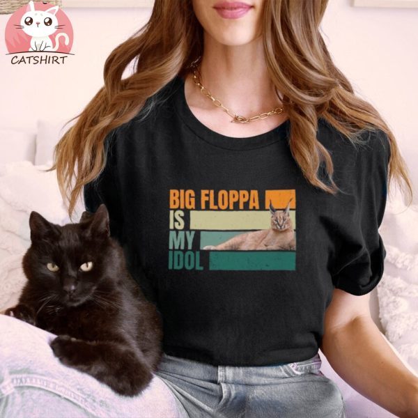 Big Floppa my Beloved, Caracal Cat Meme T Shirt