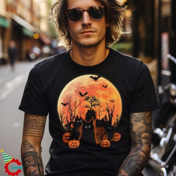 Black Cat Halloween Shirts