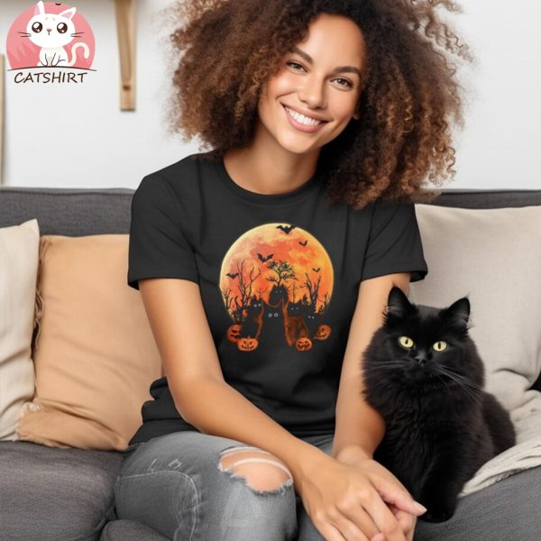 Black Cat Halloween Shirts