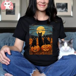 Black Cat Halloween Unisex Shirt