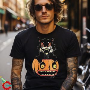 Black Cat On Pumpkin Halloween Horror Nights 2023 Sweatshirt