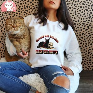 Black Cats Matter Retro T shirt