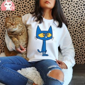 Blue Cat Cute Shirt For Kids shirt