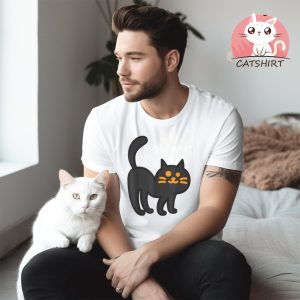 Boo Spooky Halloween Black Cat Funny Halloween Shirt