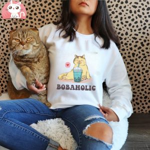 Bubble Tea Cat Lover Gift Cute Boba Bubble Tshirt