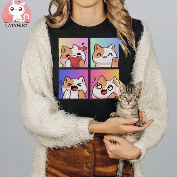 Cartoon Cat T Shirt