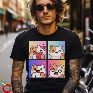 Cartoon Cat T Shirt