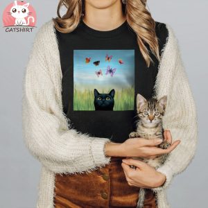 Cat 606 nature butterflies Women's Classic T Shirt