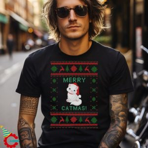 Cat Christmas Sweatshirt Cat Ugly Christmas Sweatshirt