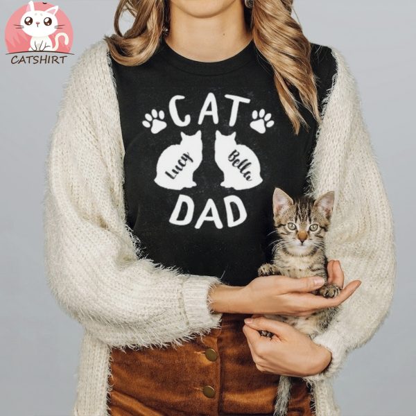 Cat Dad Shirt Custom Cat Dad Shirt