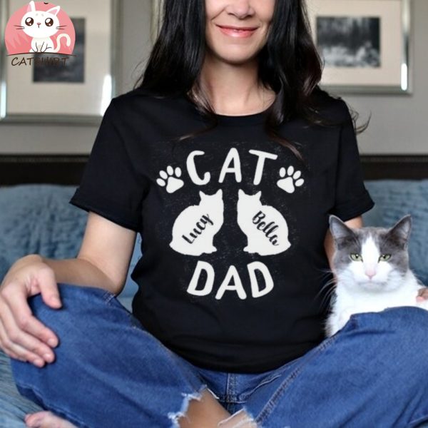 Cat Dad Shirt Custom Cat Dad Shirt