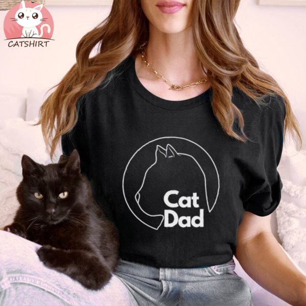 Cat Dad Shirt The Catfather Cat Owner Cat lover gift Funny Men Cat T shirts